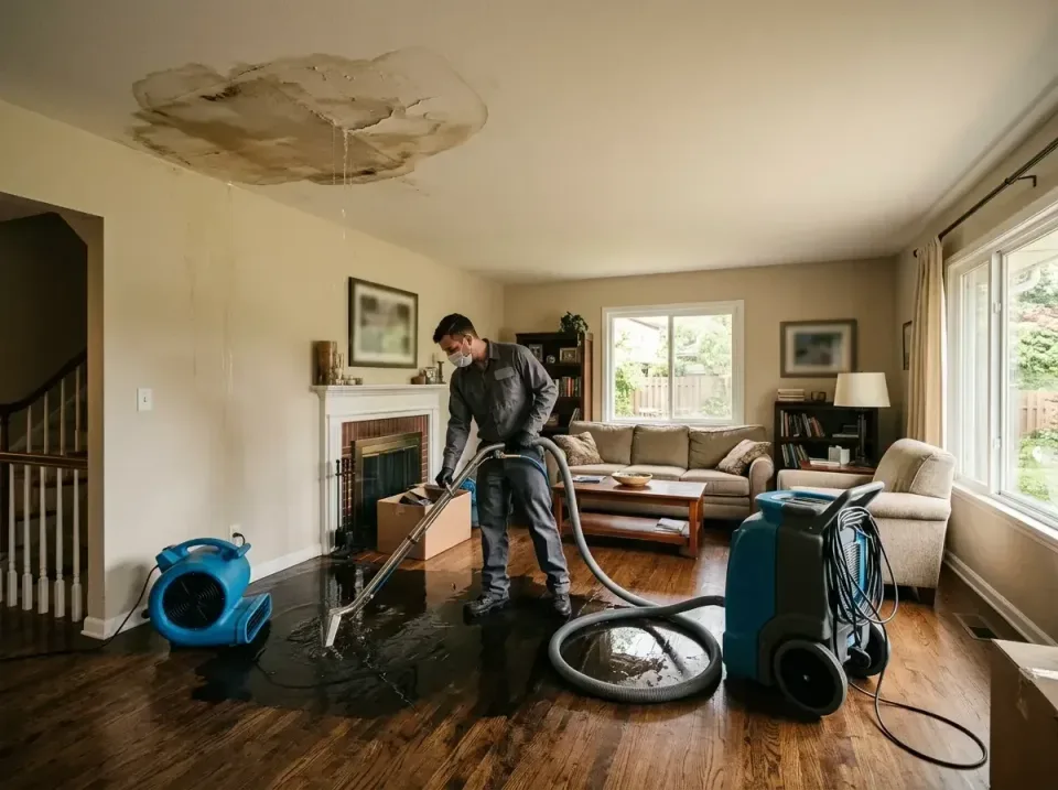 attic-pipe-burst-ceiling-drip-008 — frequently asked questions, Water Damage Restoration & Carpet Care in Newburgh, IN